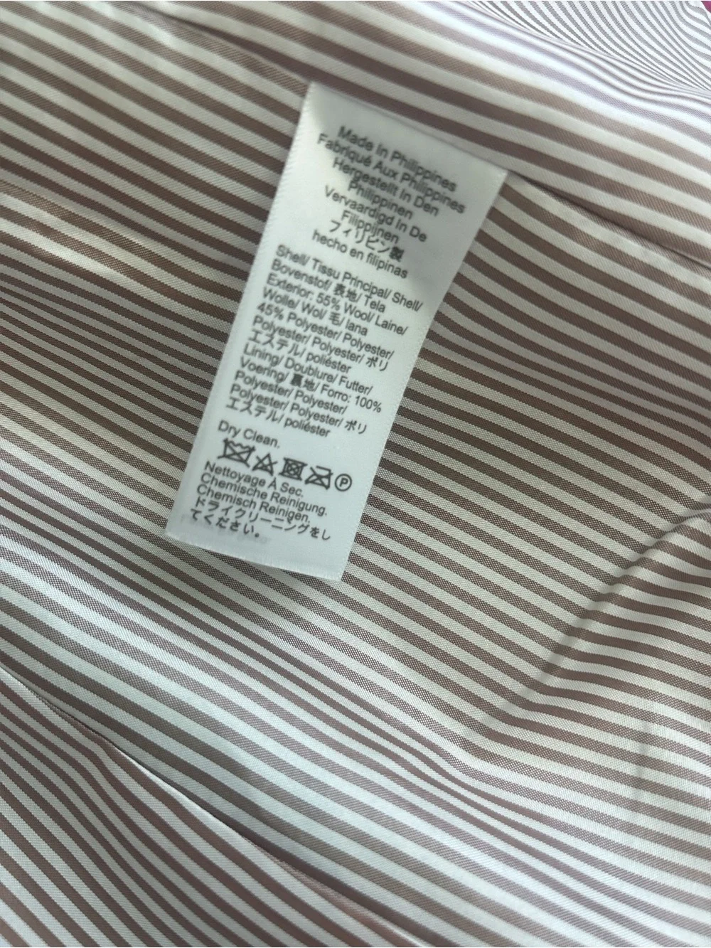 J. Crew Checked Wool-Blend Blazer in Gray and Blue